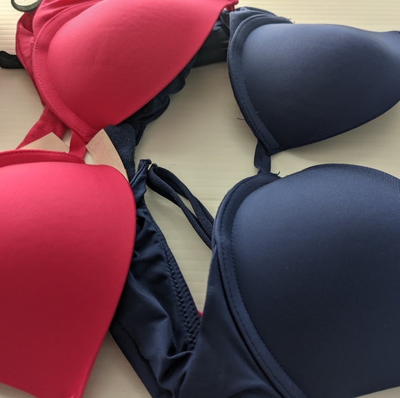 Bundle of 3 Victoria's Secret Padded Push Up Bras - 32 A - Picture 2 of 10